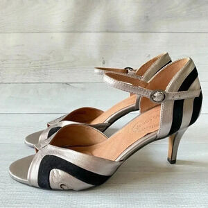 CORSO COMO Heels silver black size‎ 7.5